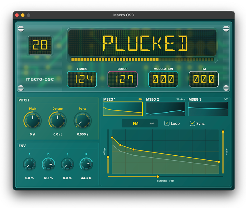 Macro OSC plugin interface