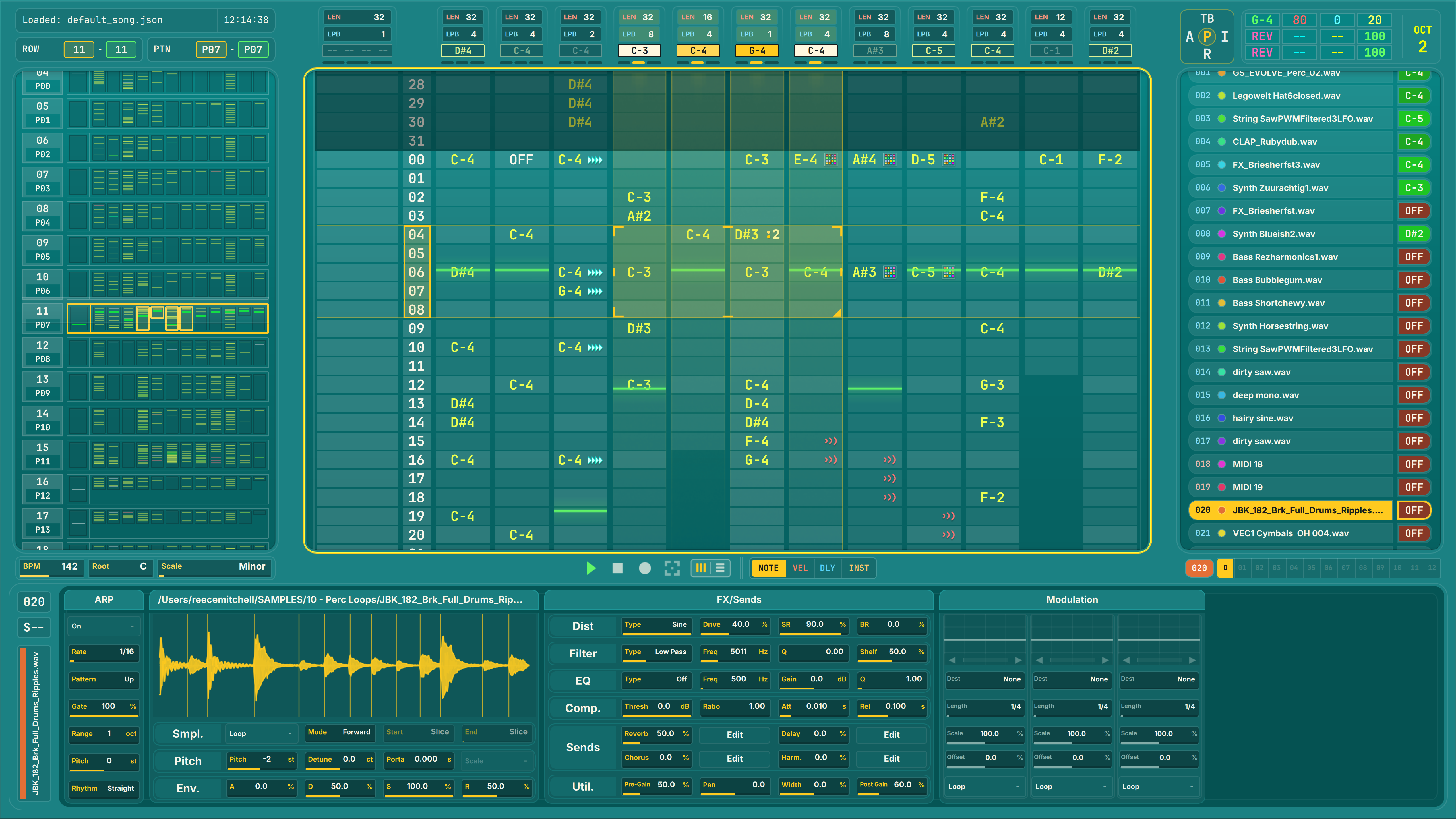 Lodo Tracker Interface